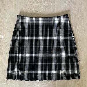 Brandy Melville Plaid Mini Skirt
